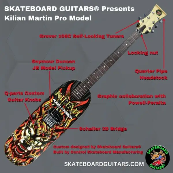 SKATEBOARD-GUITARS®-Kilian-Martin-Pro-Model